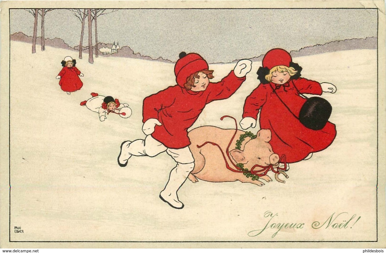 ILLUSTRATEUR  PAULI EBNER  M.M VIENNE   Joyeux Noel - Ebner, Pauli