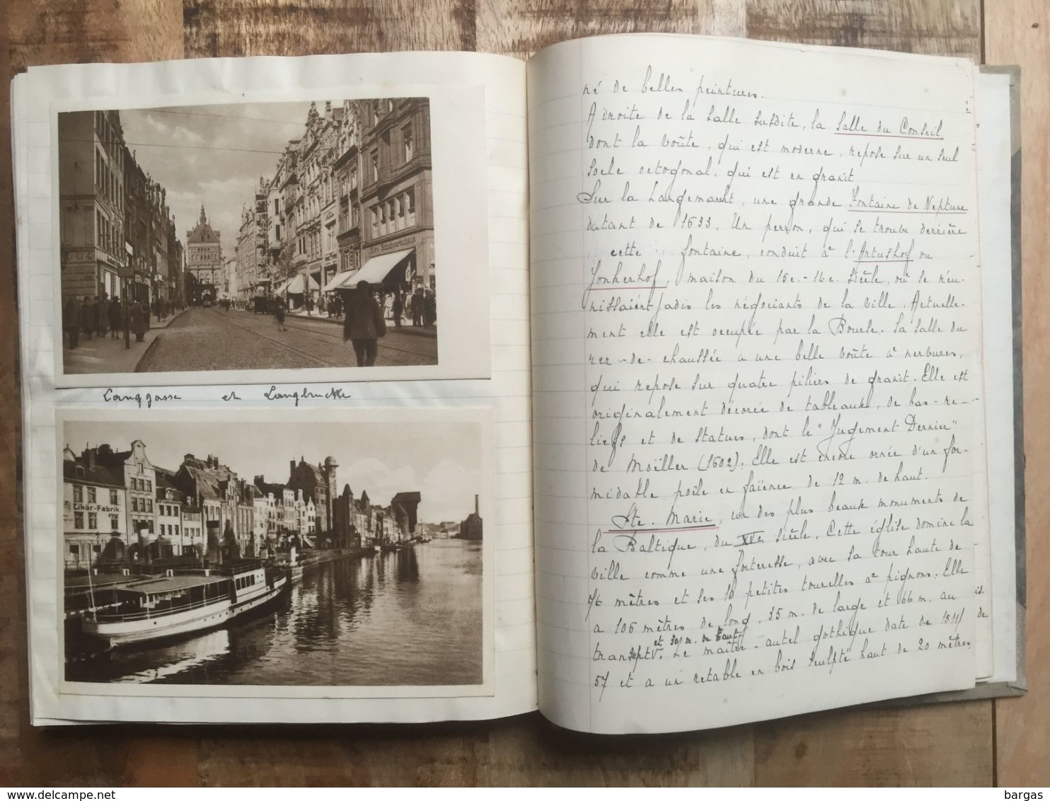 Manuscrit 1933 Récit D'un Voyage De Calais Au Nord Et En Russie Suède Norvège Finlande Bateau Tissus Tsar Alexandre - Manuscritos