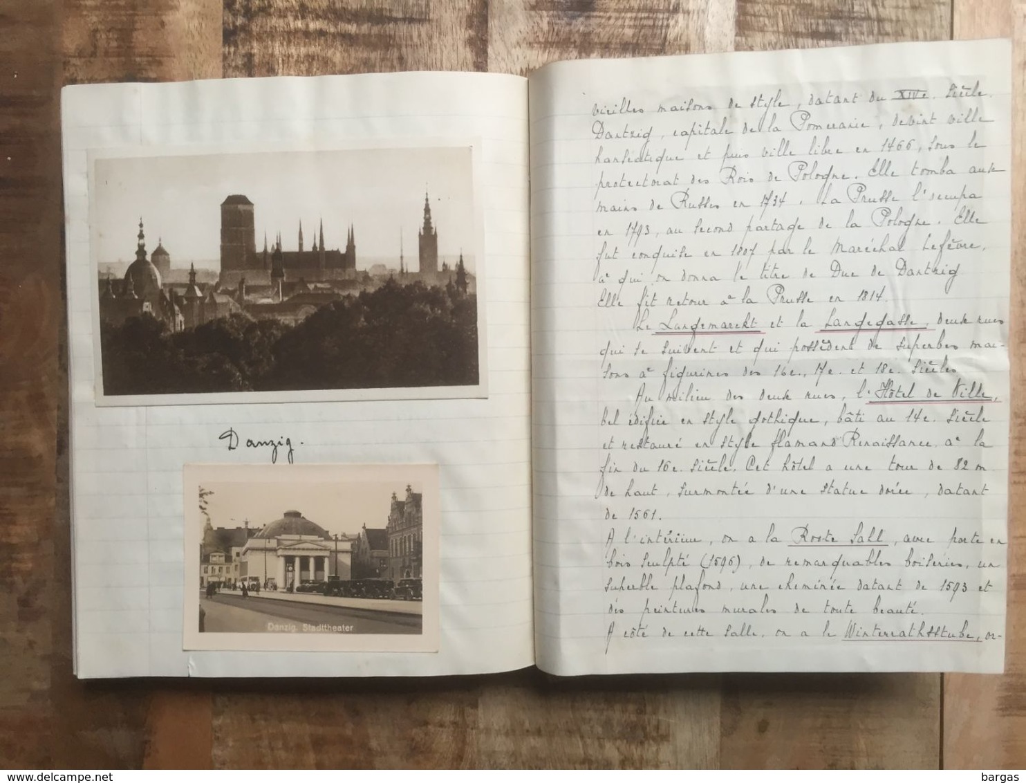 manuscrit 1933 récit d'un voyage de calais au nord et en russie suède norvège finlande bateau tissus tsar alexandre