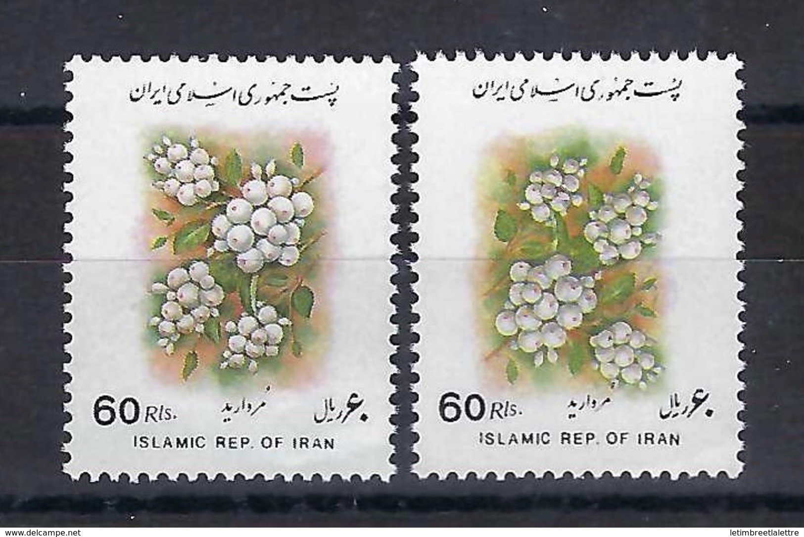 ⭐ Iran - Variété - N° 2349 ** - Neuf Sans Charnière - Centre Renversé - RARE ⭐ - Iran