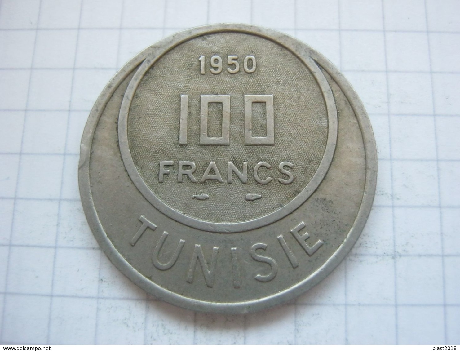 Tunisia , 100 Francs 1950 - Tunisia