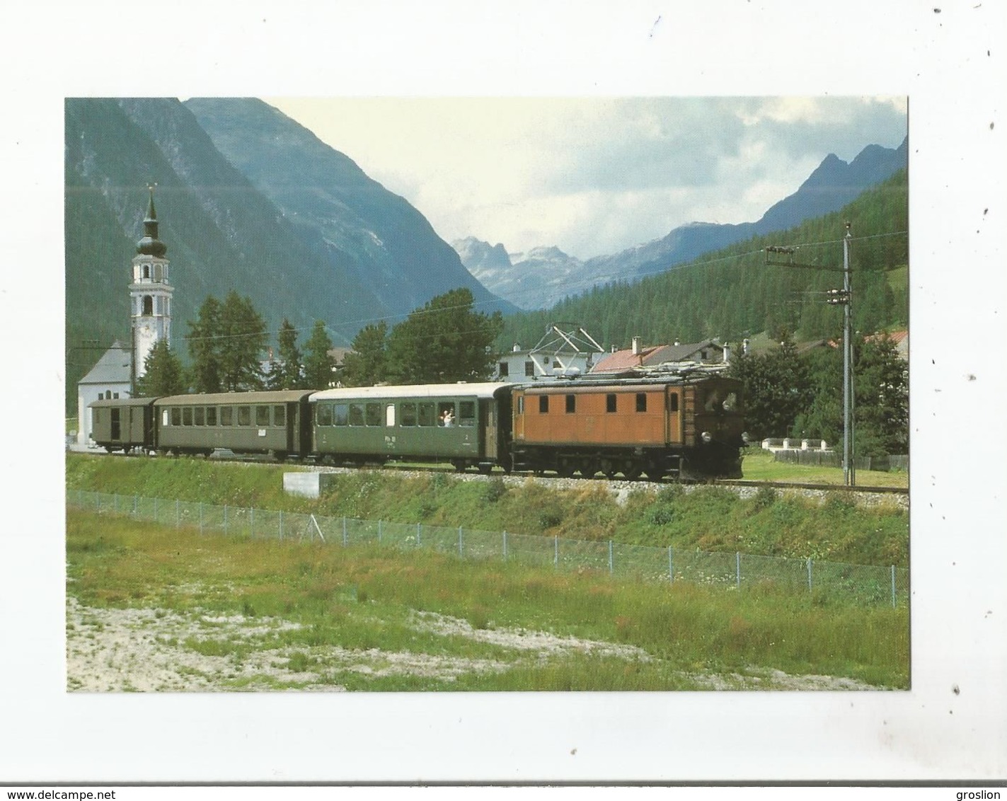 Ge 4/6  391 QUITTANT BEVER POUR LA BASSE - ENGADINE  3.8. 1969 - Bever