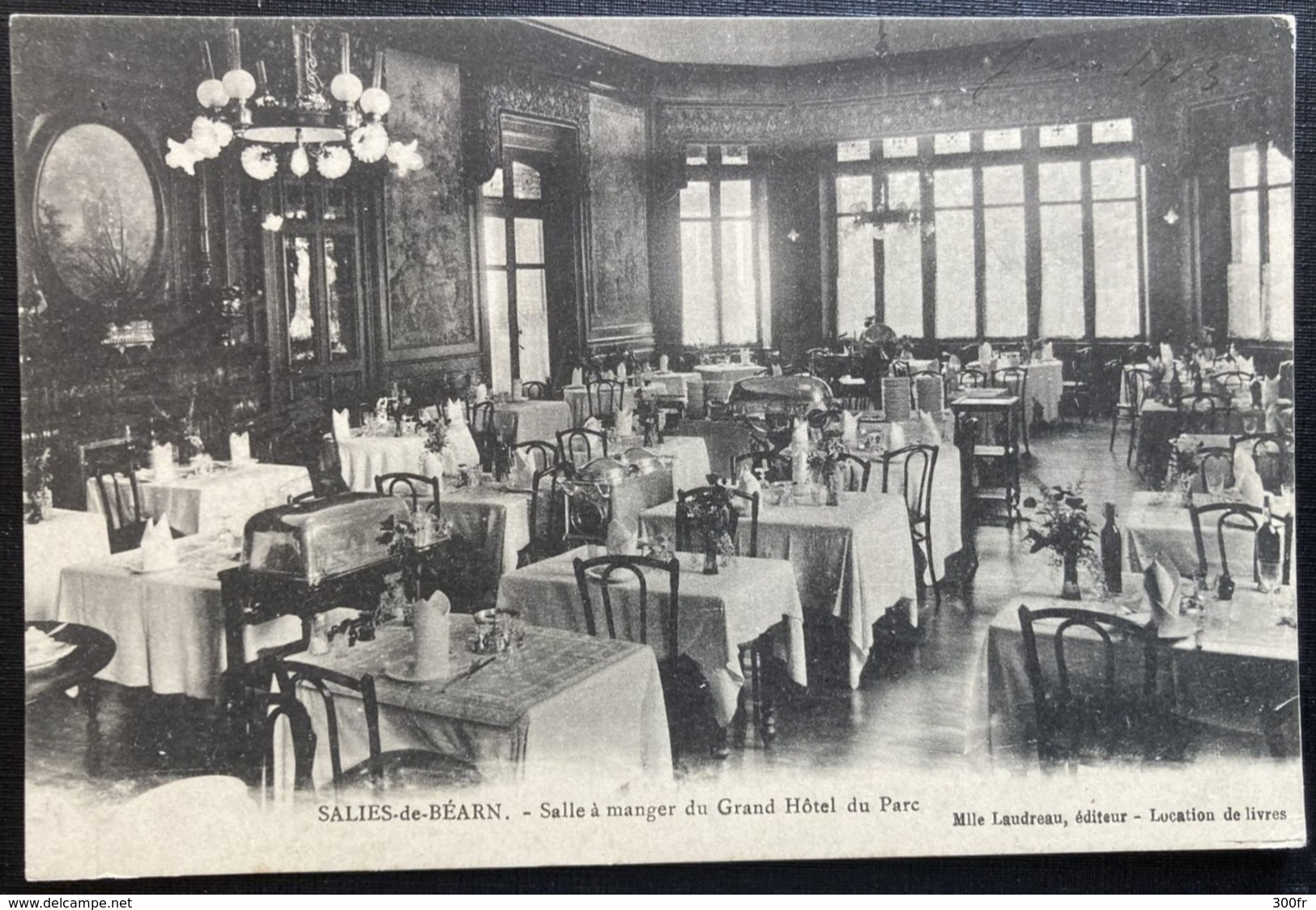 CPA SALIES DE BEARN GRAND HOTEL DU PARC  SALLE À MANGER (65) - Bearn