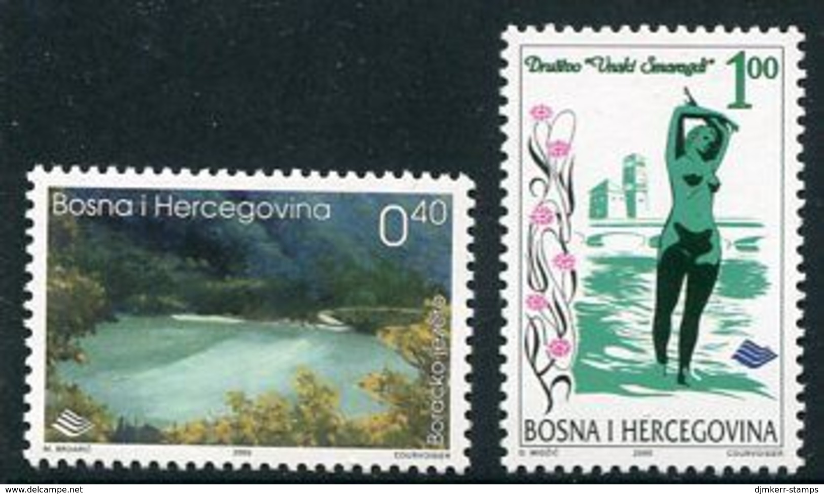 BOSNIA & HERZEGOVINA (Sarajevo) 2000 Nature Protection MNH / **.  Michel 201-02 - Bosnia And Herzegovina