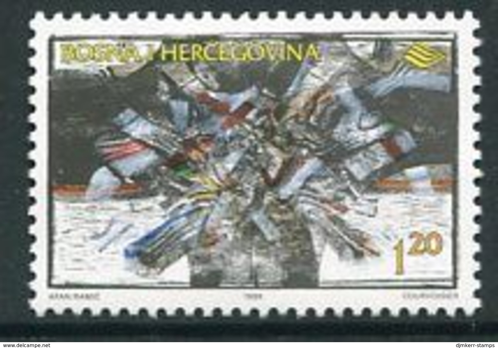 BOSNIA & HERZEGOVINA (Sarajevo) 1999 Contemporary Art MNH / **.  Michel 183 - Bosnië En Herzegovina