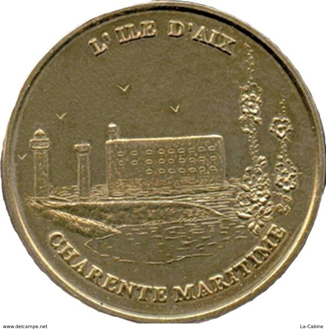 17 ÎLE D'AIX PHARE CHARENTE MARITIME MÉDAILLE MONNAIE DE PARIS 2005 JETONS TOURISTIQUE MEDALS TOKENS COINS - 2005