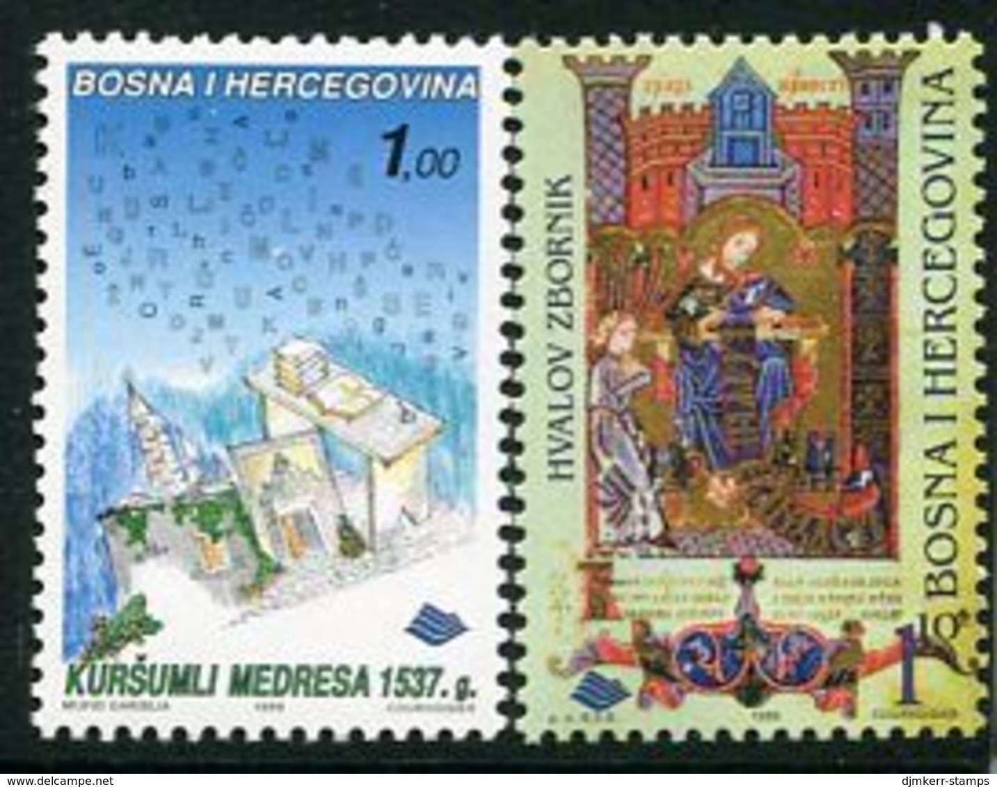 BOSNIA & HERZEGOVINA (Sarajevo) 1999 Cultural Heritage MNH / **.  Michel 177-78 - Bosnien-Herzegowina