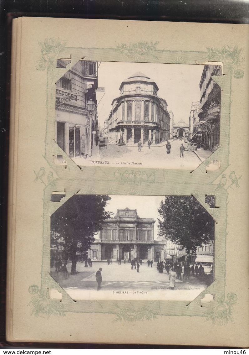 SUBERBE COLLECTION EN ALBUM :LES THEATRES FRANCAIS.180 CARTES DIFFERENTES.NOMBREUSES ANIMEES.VOIR SCANS ET DESC. - 100 - 499 Cartes