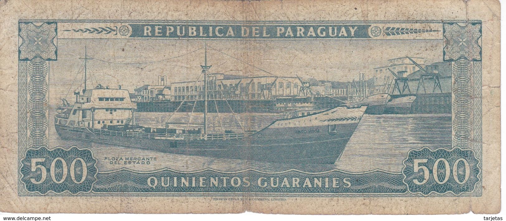 BILLETE DE PARAGUAY DE 500 GUARANIES DEL AÑO 1995  (BANKNOTE) - Paraguay