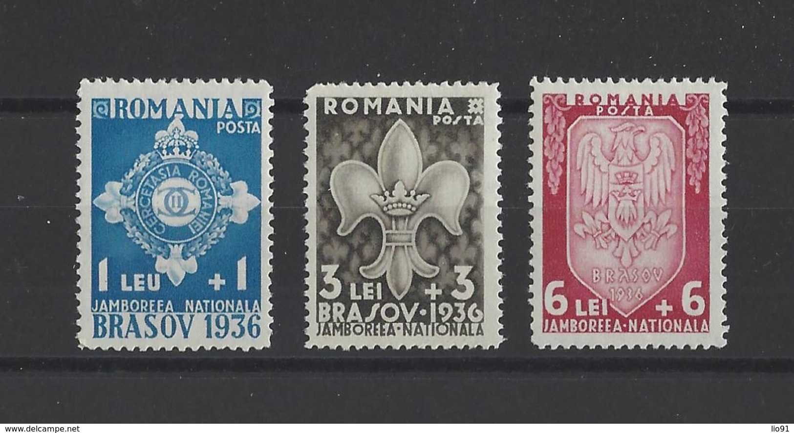 ROUMANIE.  YT  N° 505/507  Neuf *  1936 - Nuevos