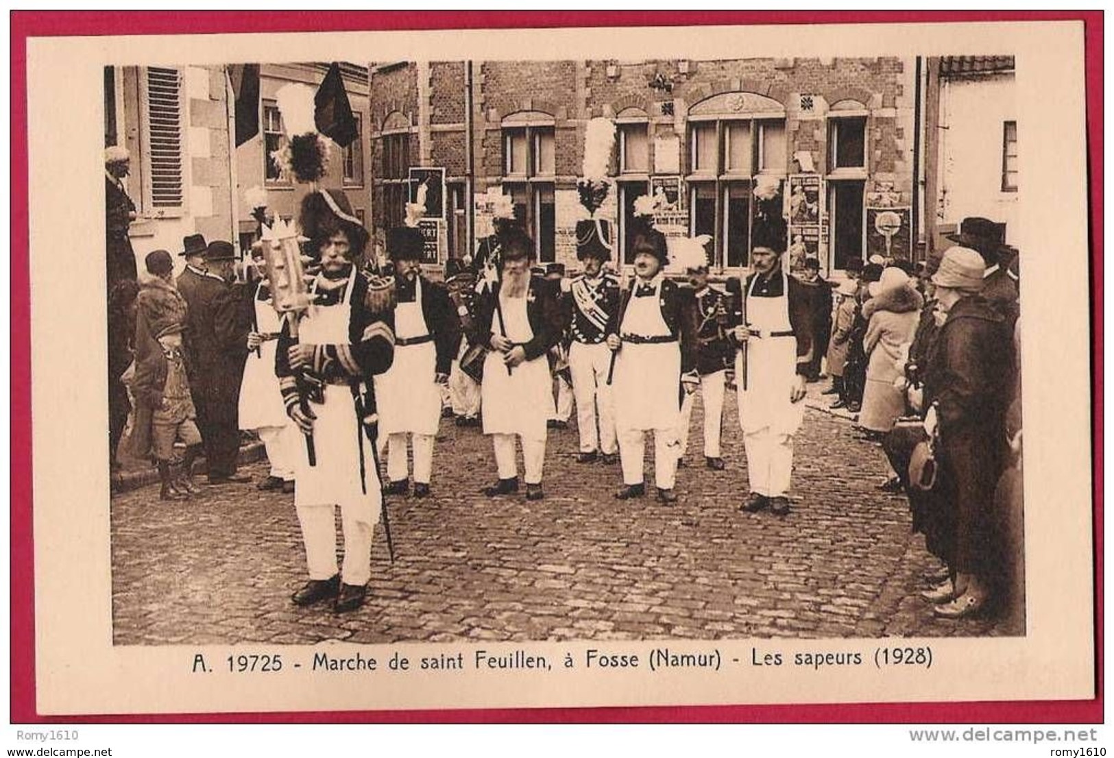 Marche De Saint Feuillen, à Fosse (Namur). Les Sapeurs (1928) - Fosses-la-Ville