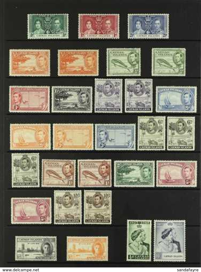 1937-1962 VERY FINE MINT COLLECTION.  An ALL DIFFERENT Collection That Includes KGVI With ALL Omnibus Sets, 1938-48 Pict - Cayman Islands