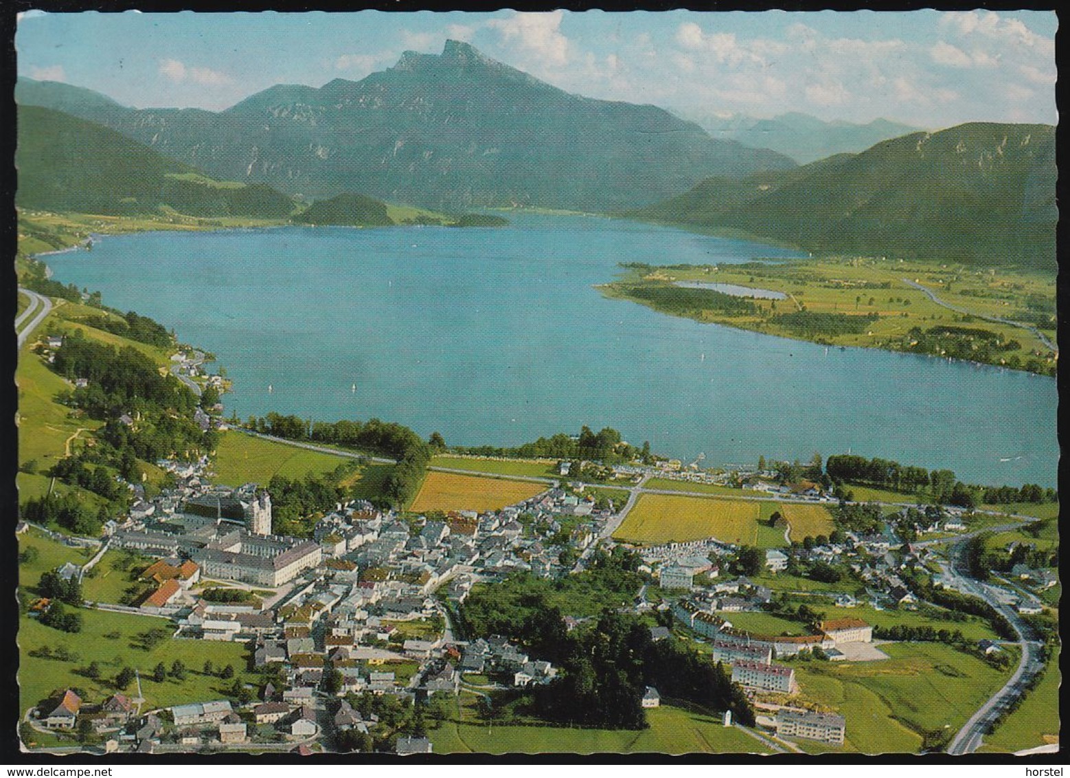 Austria - 5310 Mondsee - Fliegeraufnahme - Aerial View - Nice Stamp - Mondsee