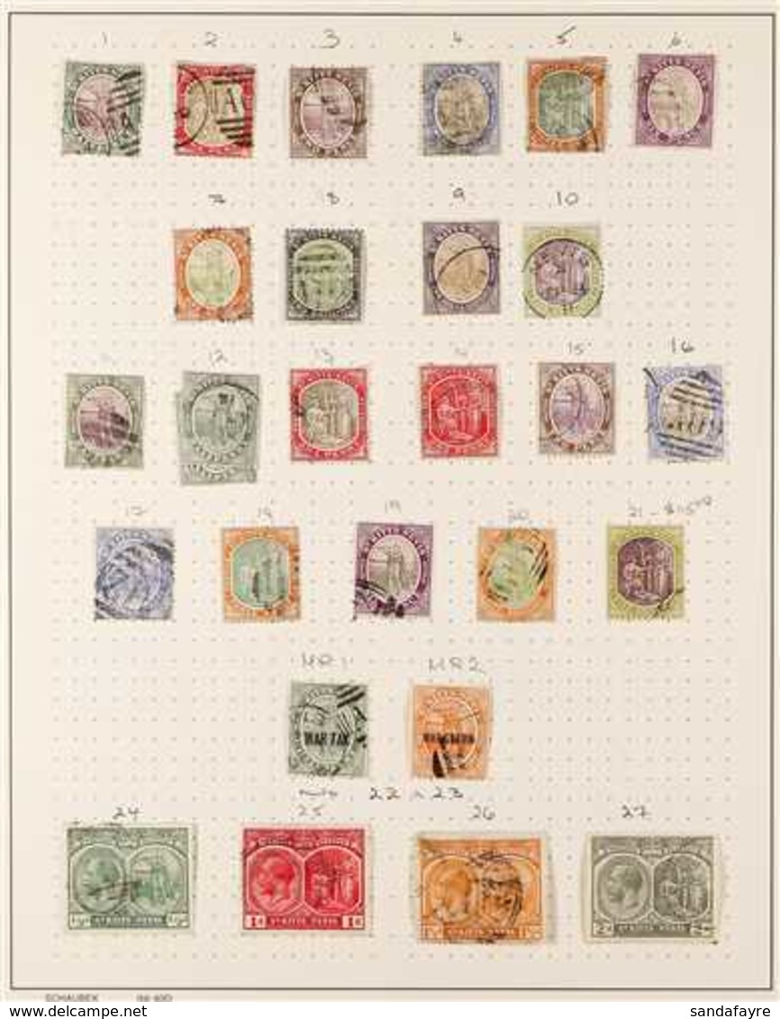 1903 - 1954 EXTENSIVE FINE USED COLLECTION  Mainly Complete Sets And Better Items Well Written Up On Album Pages And Inc - St.Kitts Und Nevis ( 1983-...)