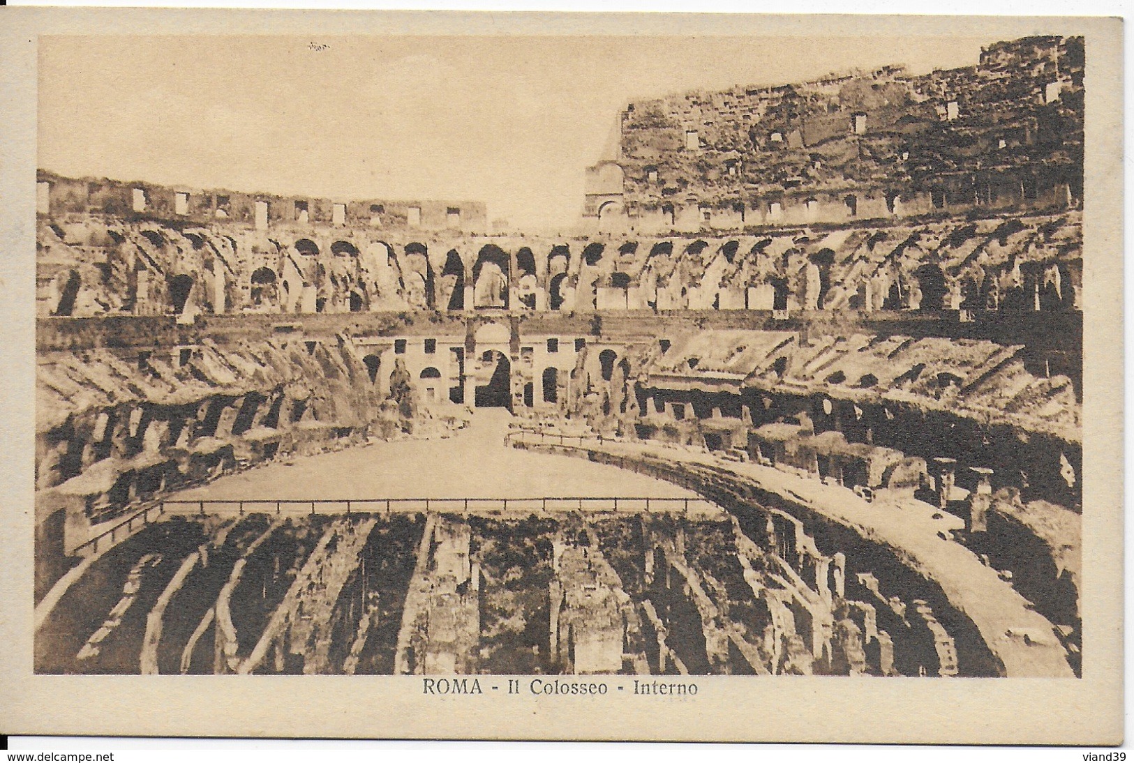 Rome - Roma -  Il Colosseo : Interno - Colosseum