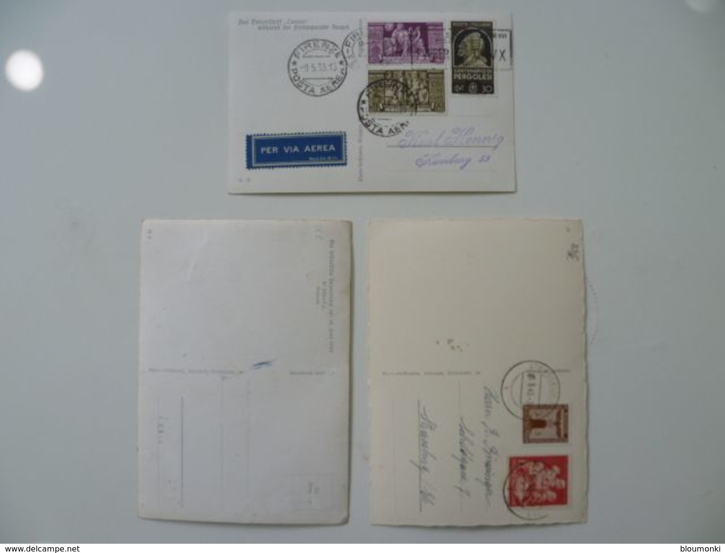 CPA / 3 Cartes Postales Anciennes Guerre 39/45 / Adolf Hitler & Le Duce Benito Mussolini - Characters