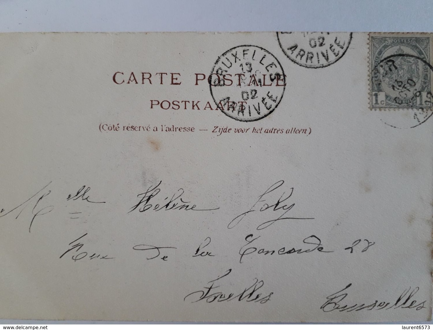 Carte Postale De Dour, Belgique, 1902, La Rue Berceau , éditeur Alidor Thiry, « 64 » - Dour