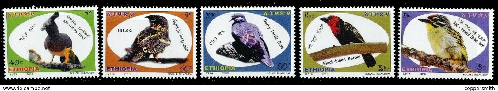 (477) Ethiopia / Ethiopie  Birds / Oiseaux / Vögel / Vogels / 2019  ** / Mnh  Michel - Ethiopia