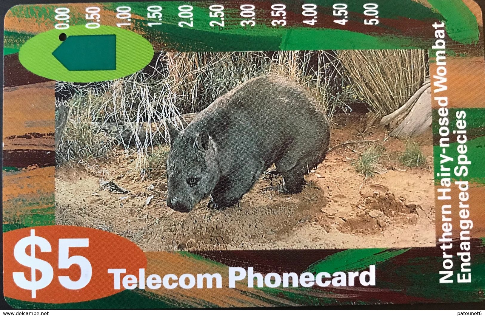 AUSTRALIE  -  Telecom Australia  -  Wombat  -  $ 5 - Australie