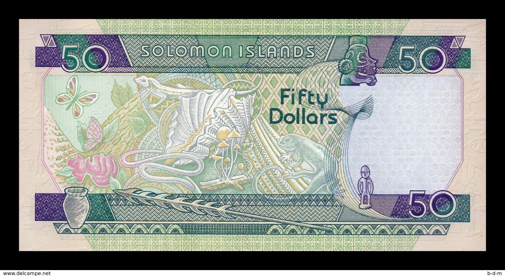 Islas Salomon Solomon 50 Dollars 1996 Pick 22 Sign 6 SC UNC - Salomons