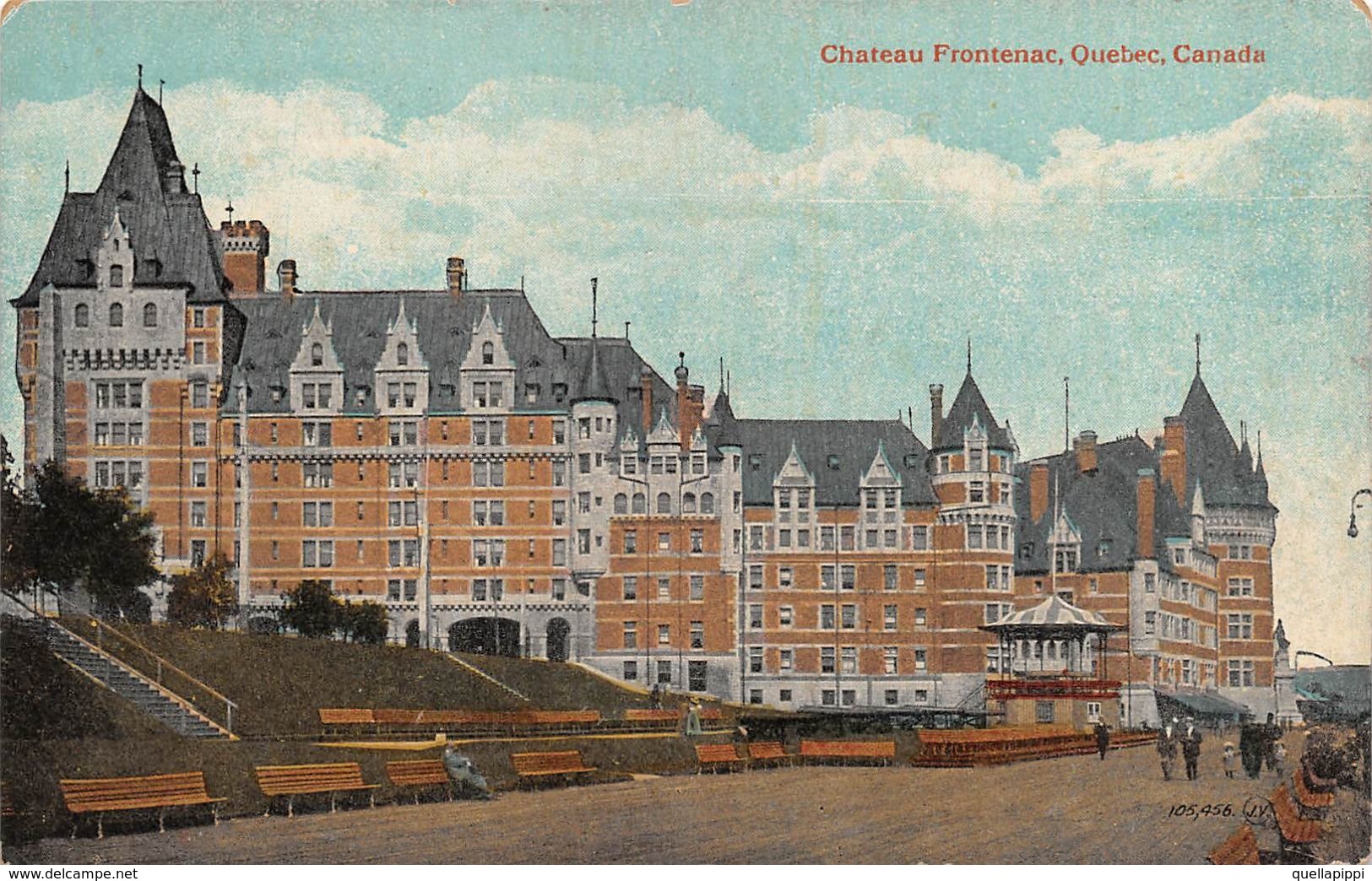 010681 "QUEBEC - CHATEAU FRONTENAC" ANIMATA, JV. CART NON SPED - Québec - Château Frontenac