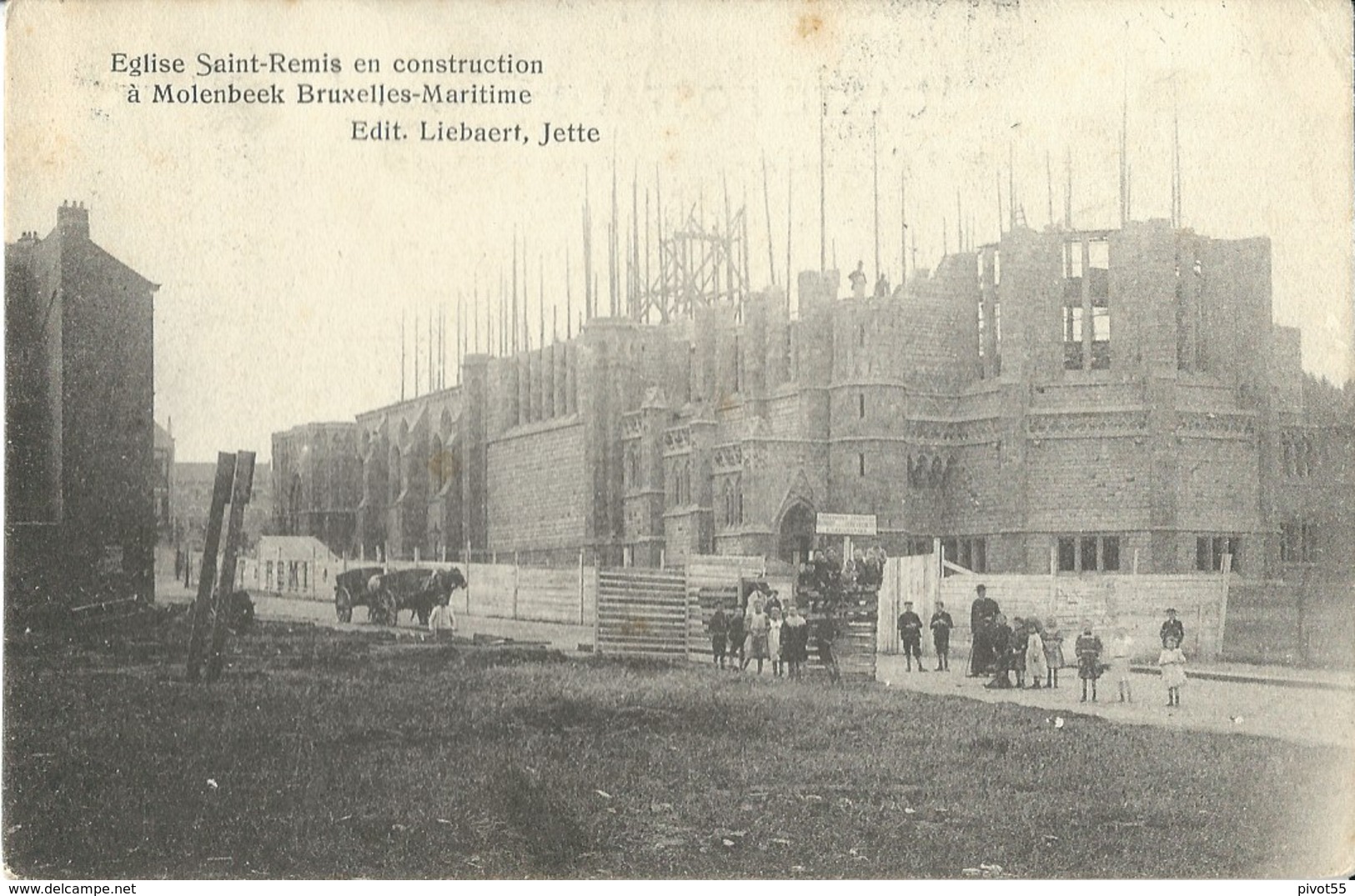 Molenbeek  Eglise Saint-Remi En Construction - Molenbeek-St-Jean - St-Jans-Molenbeek