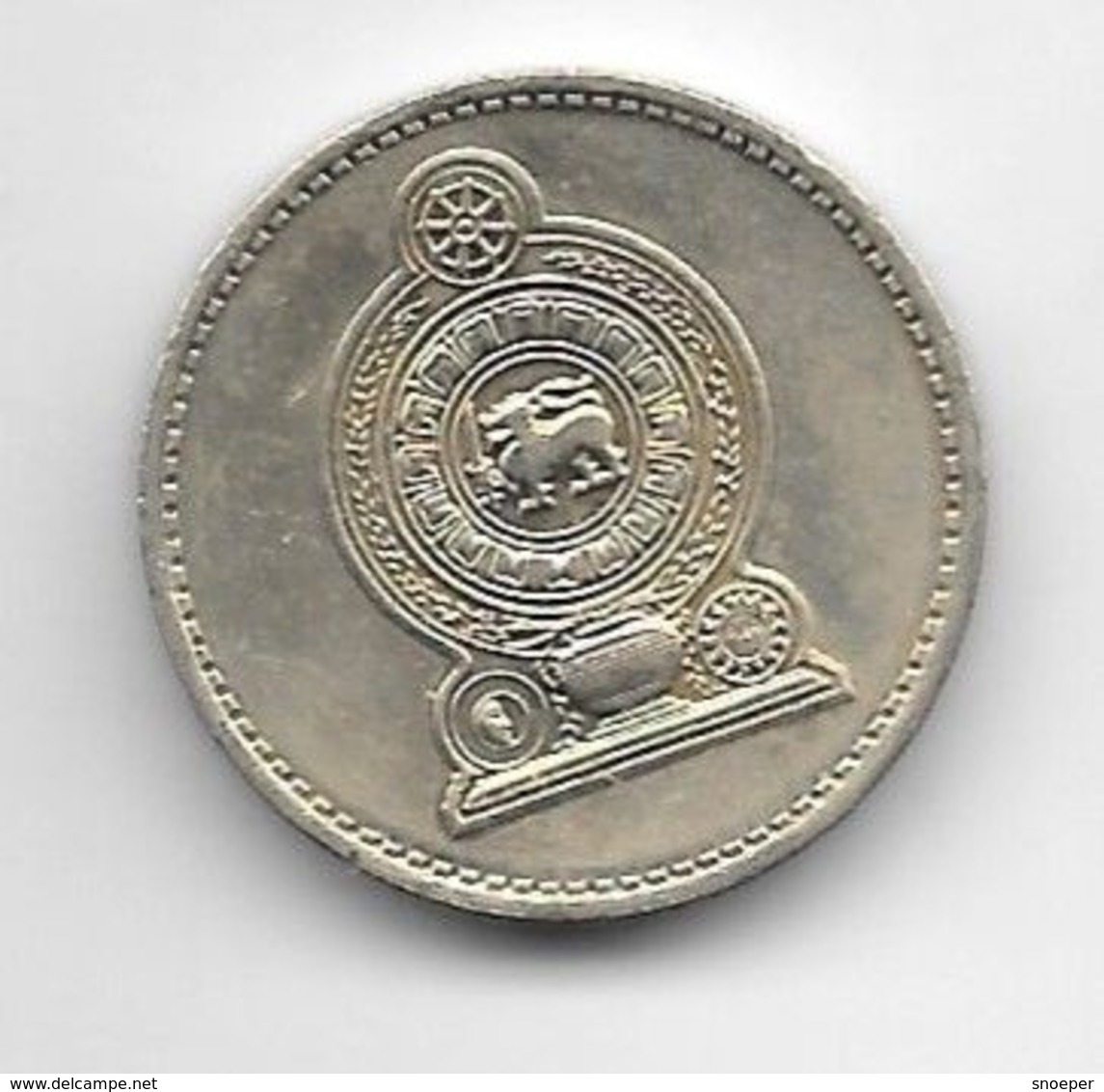 * Sri Lanka  5 Rupee  2002 Km 148.2 Xf+ - Sri Lanka