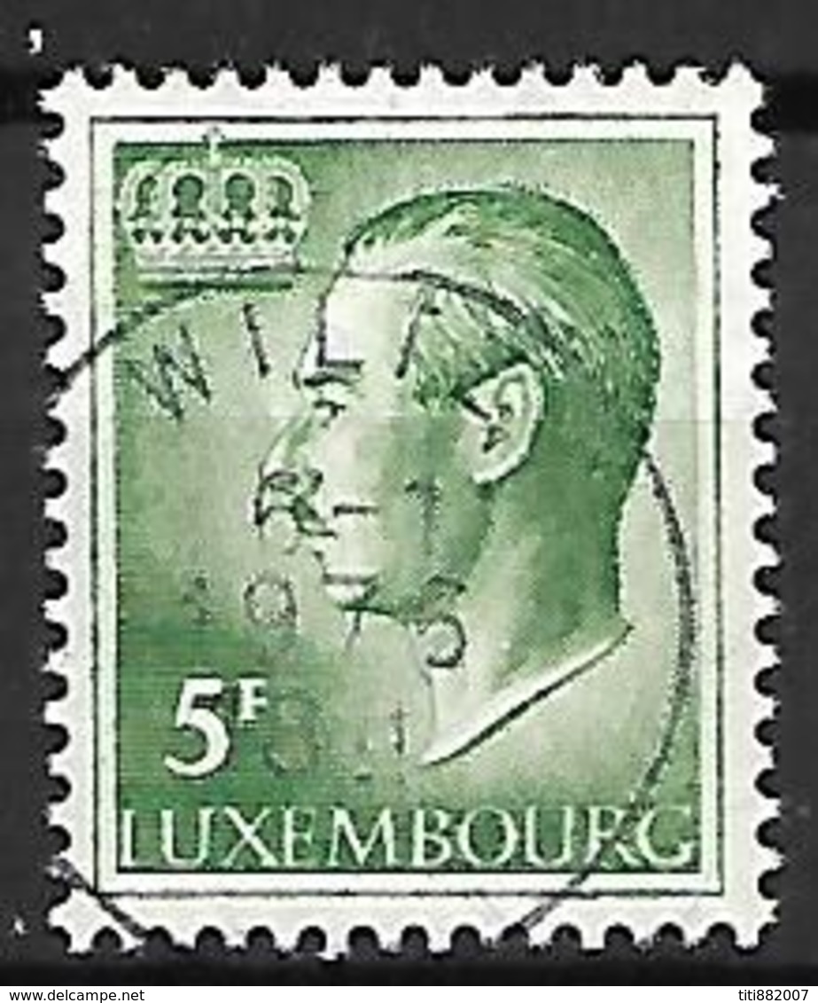 LUXEMBOURG    -   1971.   Y&T N° 780 Oblitéré.   Grand - Duc  Jean . - 1965-91 Giovanni
