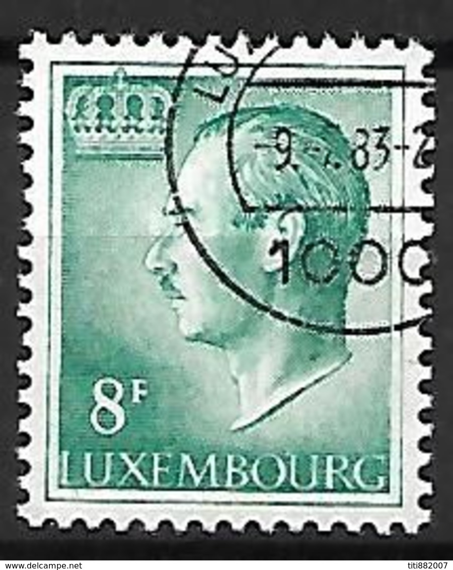 LUXEMBOURG    -   1971.   Y&T N° 781 Oblitéré.   Grand - Duc  Jean . - 1965-91 Jean