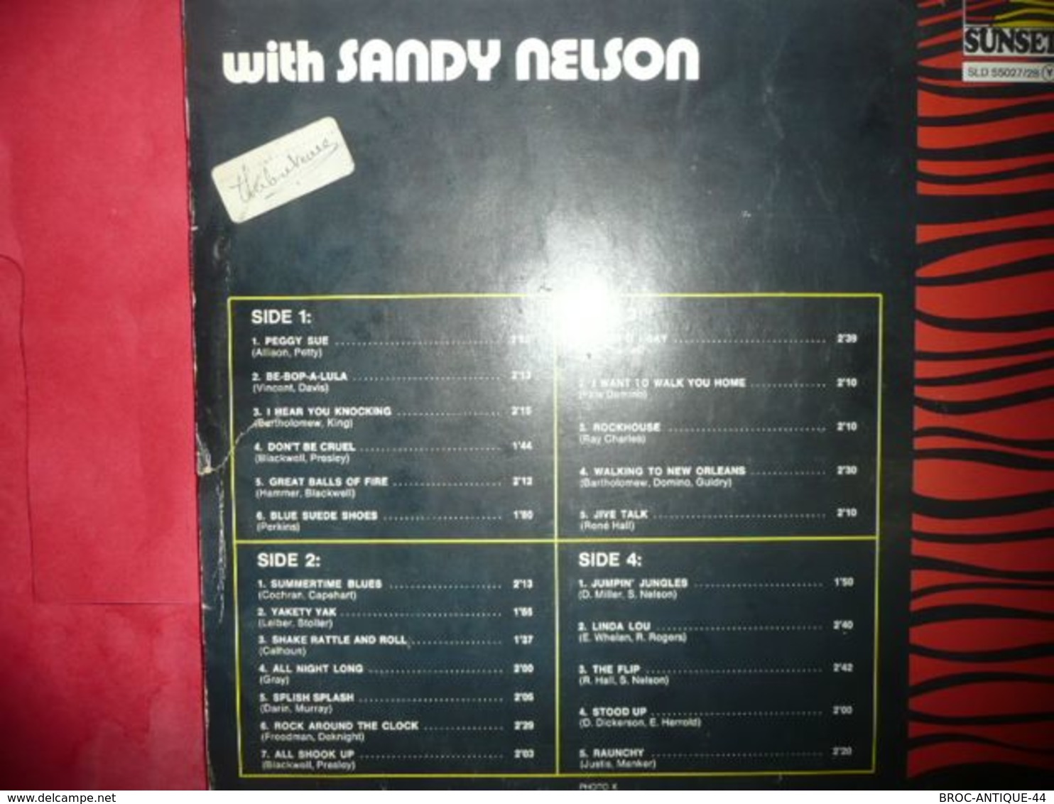 LP33 N°5122 - SANDY NELSON - SLD 55027/28 - 2 LP'S - Rock