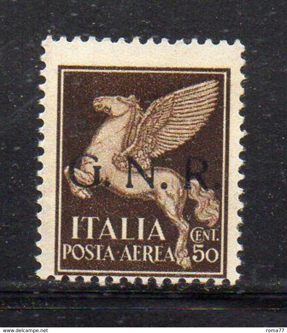 RSI221 - GNR 1944 , Posta Aerea 50 Centesimi Integro  ***  MNH - Airmail