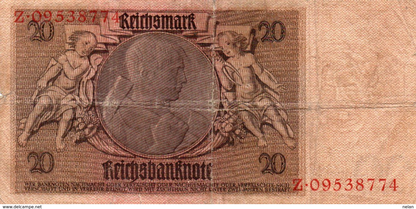 GERMANY- 20 MARK 1929  P-181a.1  Circ - 20 Mark