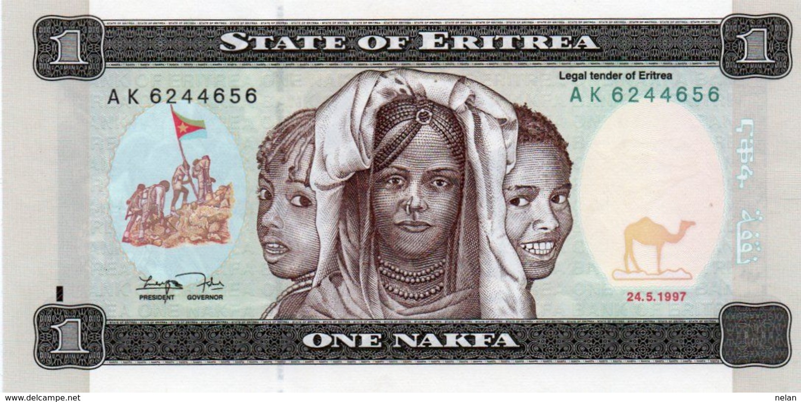 ERITREA 1 NAFKA 1997 P-1 UNC - Erythrée