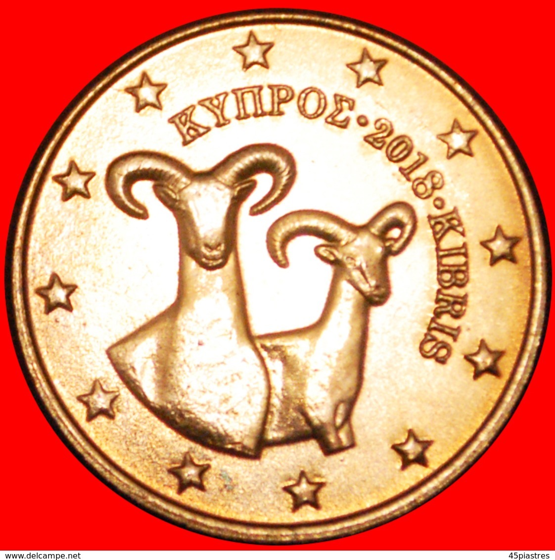 · GREECE: CYPRUS ★ 5 CENTS 2018 MINT LUSTER! LOW START ★ NO RESERVE! - Chipre