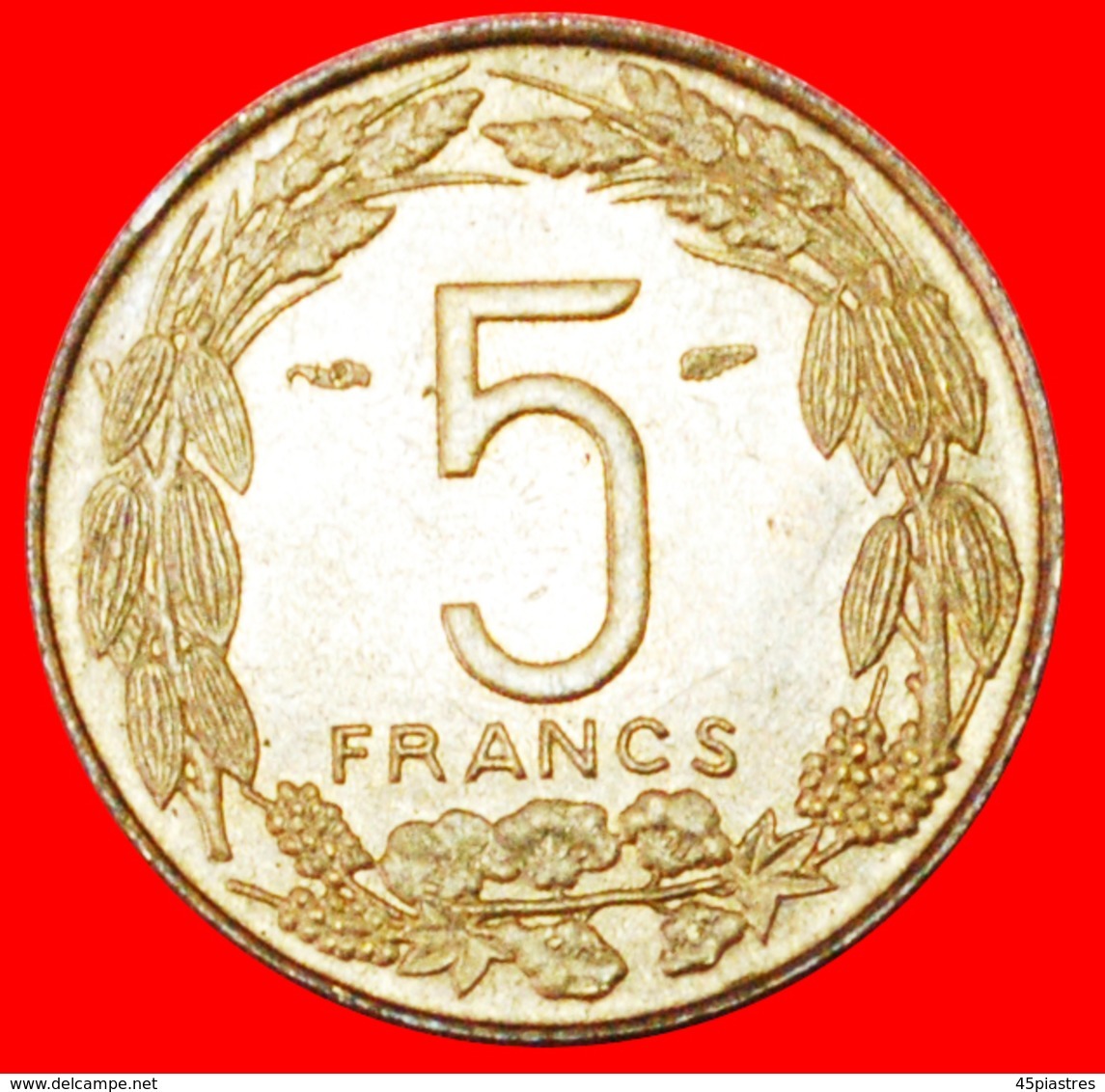 · FRANCE : CAMEROON ★ 5 FRANCS 1958 MINT LUSTER! LOW START ★ NO RESERVE! - Kamerun