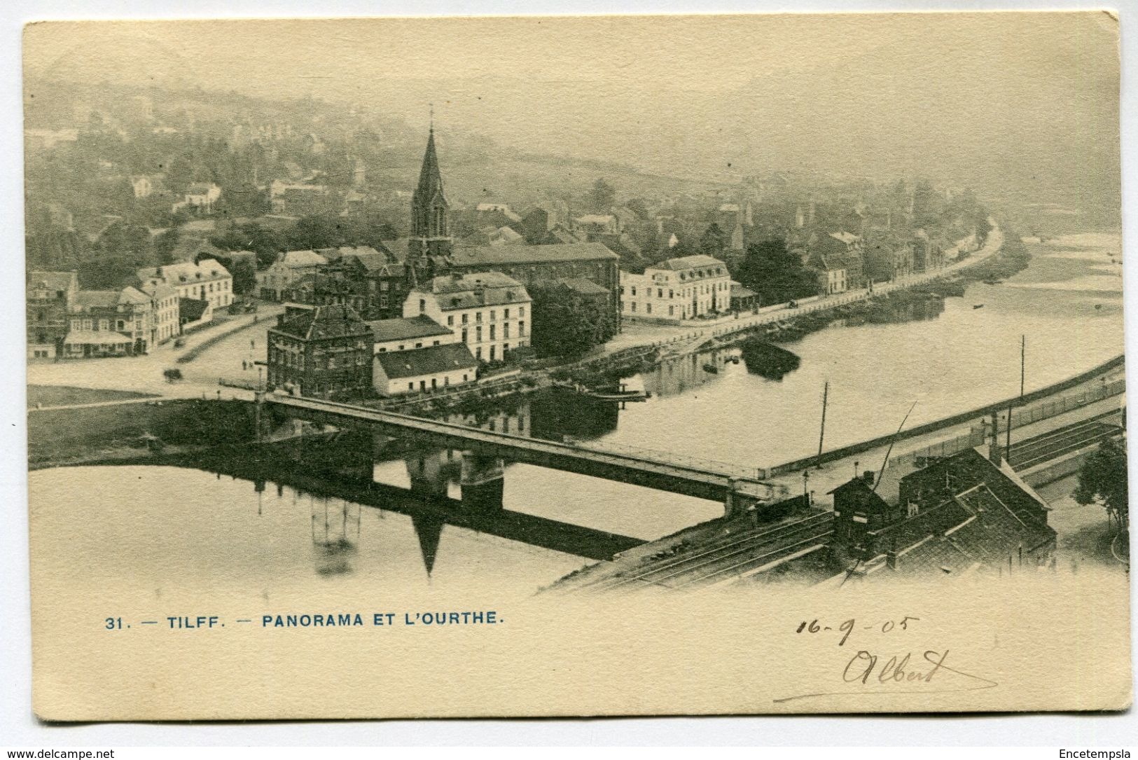 CPA - Carte Postale - Belgique - Tilff - Panorama Et L'Ourthe - 1905 (WB12939) - Esneux