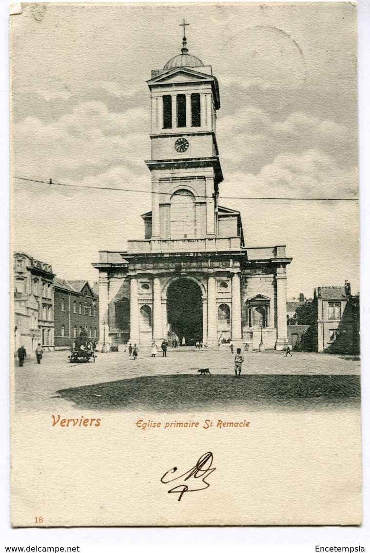 CPA - Carte Postale - Belgique - Verviers - Eglise Primaire St Remacle  (WB12942) - Verviers