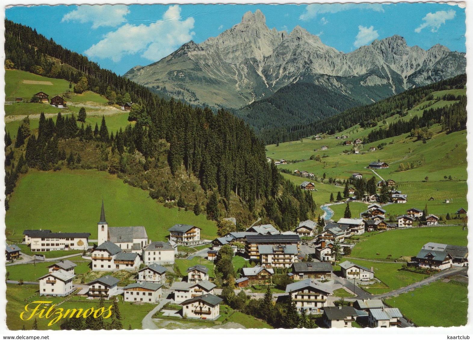 Filzmoos Im Pongau, 1057 M  Mit Blick Zur Bisschofsmütze, 2459 M. - Salzburg - (Austria) - Filzmoos