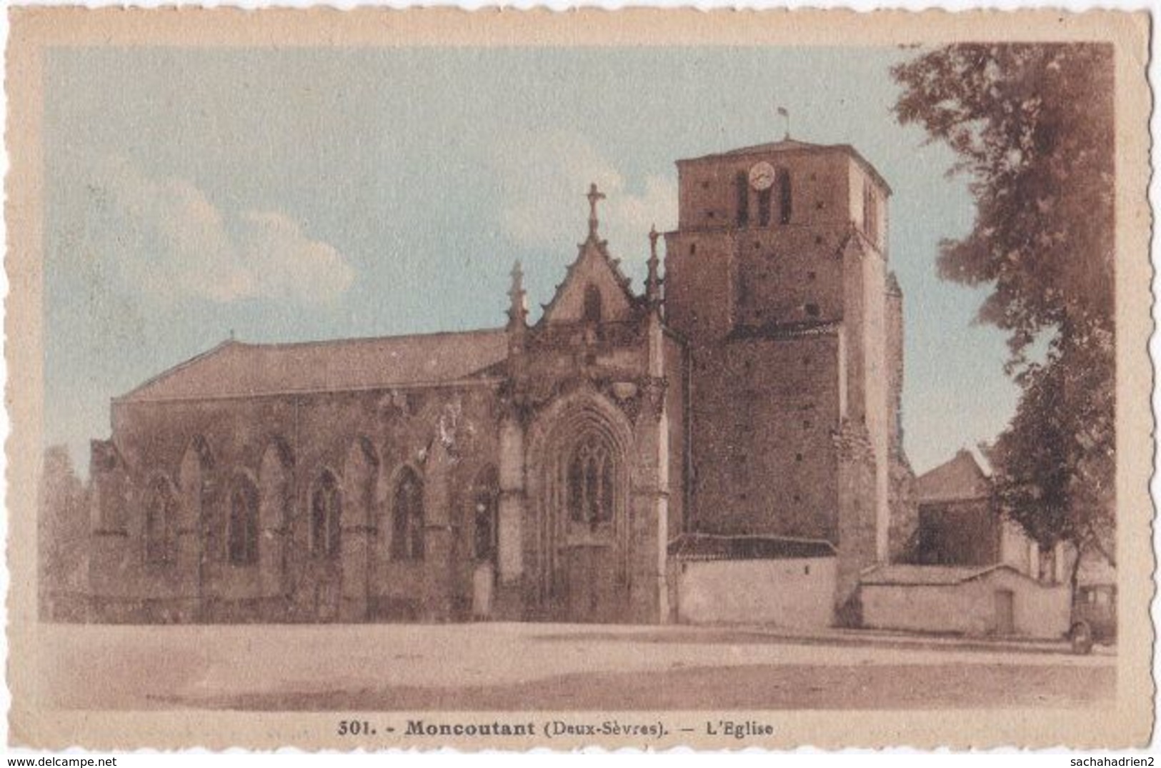 79. MONCOUTANT. L'Eglise. 501 - Moncoutant