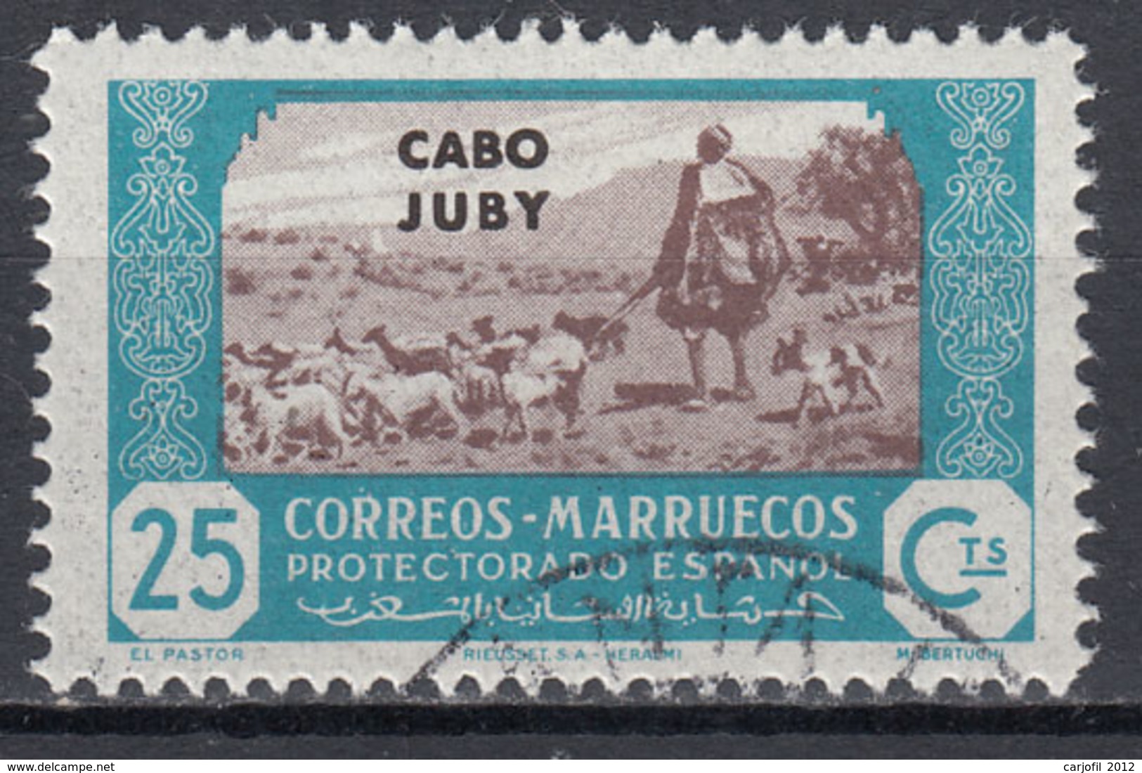 Cabo Juby Sueltos 1944 Edifil 144 O - Cabo Juby