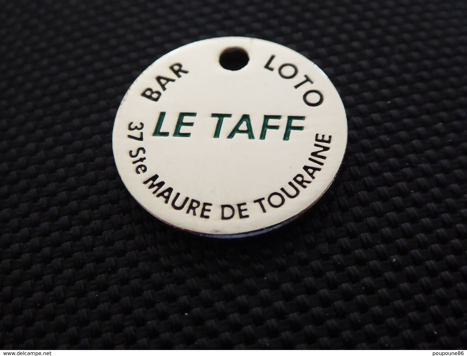 JETON CADDIE CADDY METAL  - BAR LOTO - LE TAFF - 37 SAINTE-MAURE-DE-TOURAINE -  NEUF ! - Jetons De Caddies