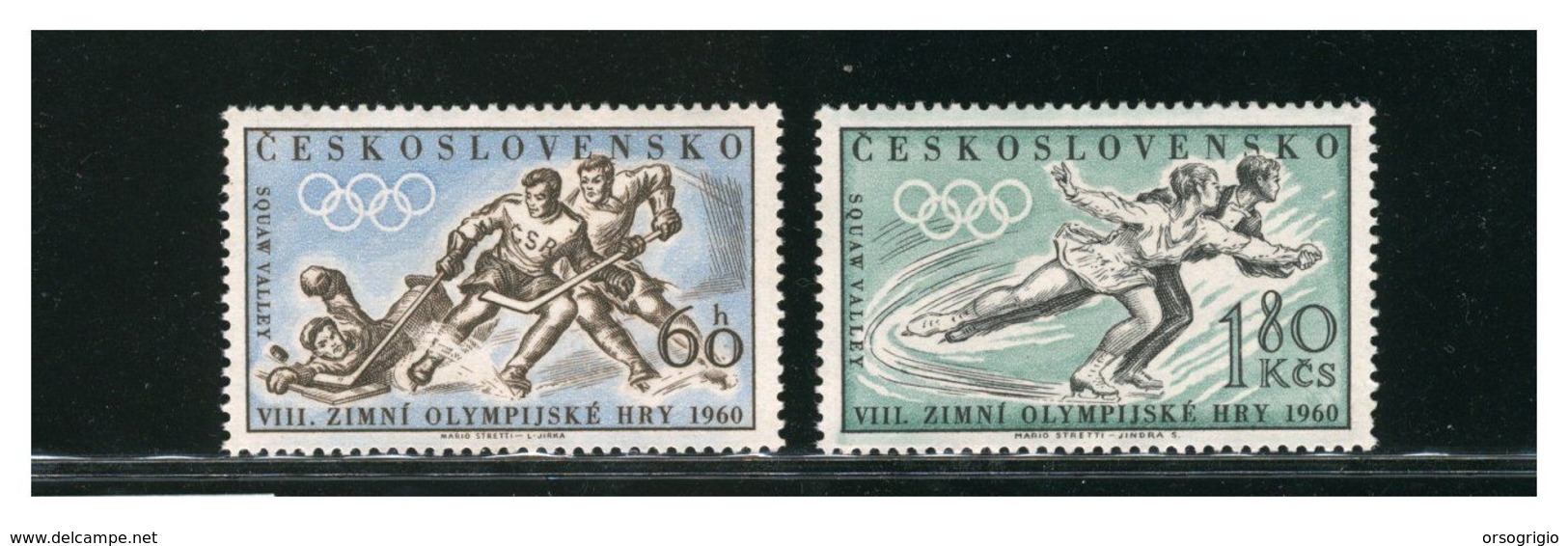 CECOSLOVACCHIA  - Giochi Olimpici 1960  - SQUAW VALLEY - Hiver 1960: Squaw Valley