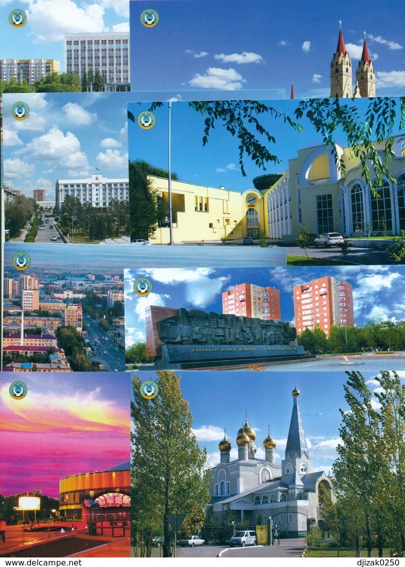 Kazakhstan 2018. A Set Of 18 Post Cards With Views Of Karaganda. - Kazakhstan