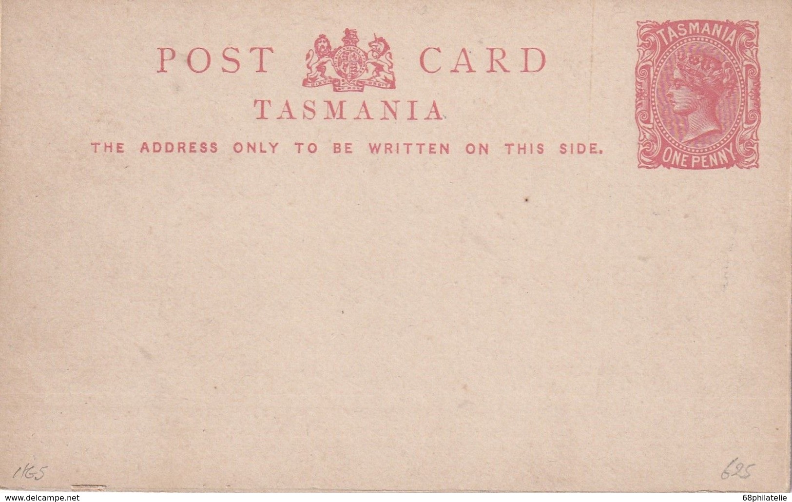 TASMANIA      ENTIER POSTAL/GANZSACHE/POSTAL STATIONARY CARTE ILLUSTREE - Storia Postale