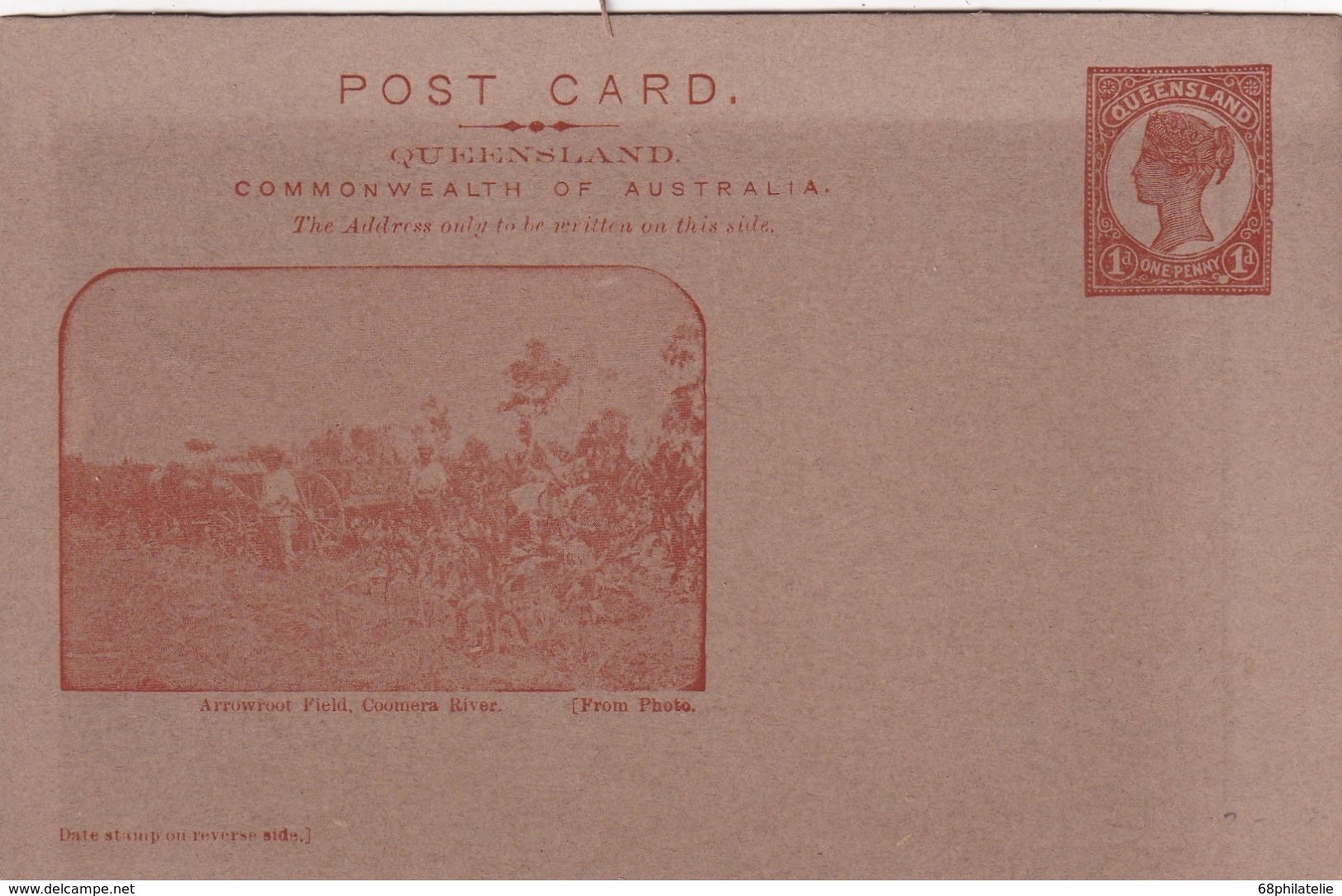 QUEENSLAND    ENTIER POSTAL/GANZSACHE/POSTAL STATIONARY CARTE ILLUSTREE - Lettres & Documents