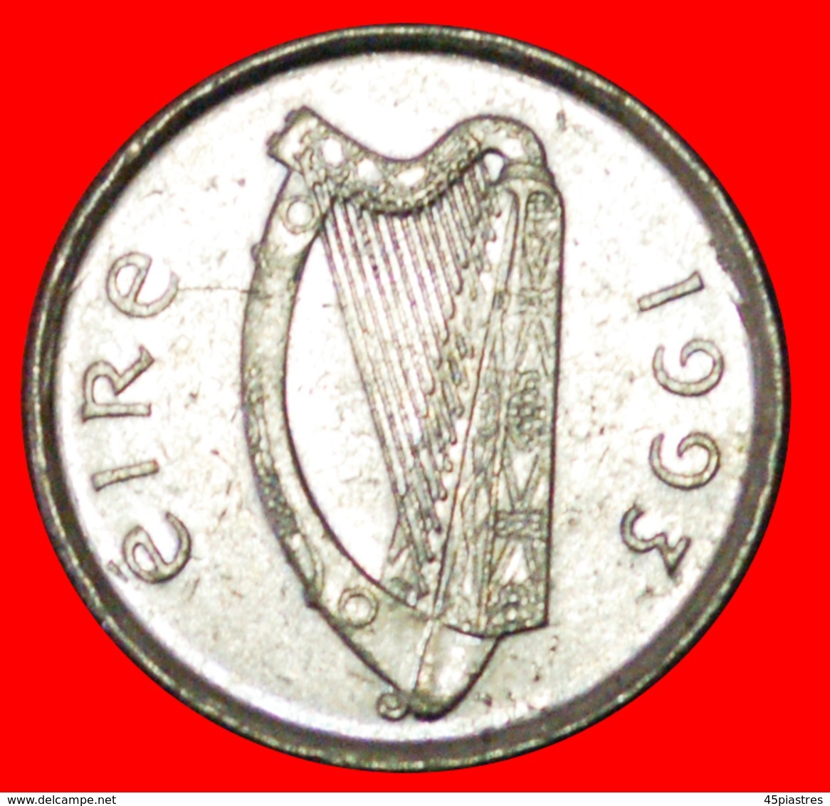 · BULL (1992-2000): IRELAND ★ 5 PENCE 1993 MINT LUSTER! LOW START ★ NO RESERVE! - Irlanda