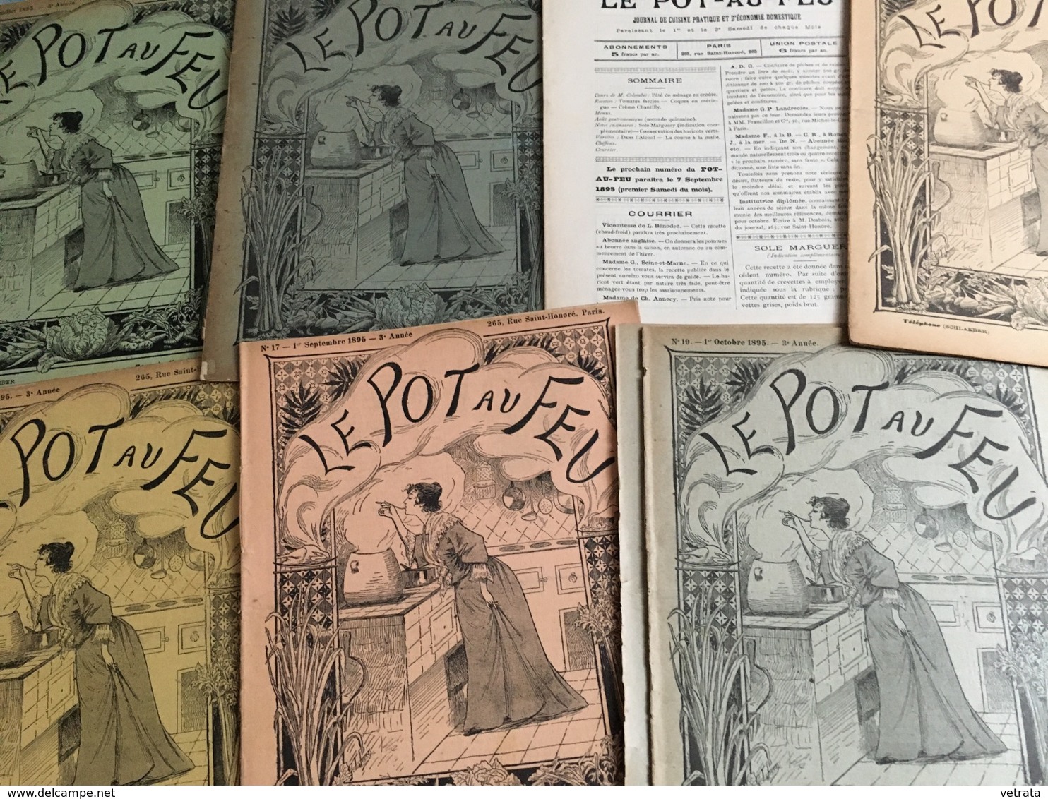 Le Pot Au Feu  (Journal De Cuisine Pratique & D' Économie Domestique) :14 N° De 1895 + Le Récapitulatif Des Tables De Ma - Zeitschriften - Vor 1900