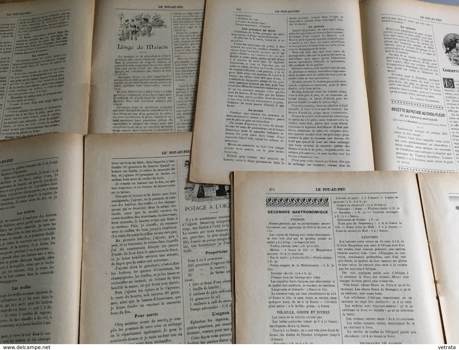 Le Pot Au Feu  (Journal De Cuisine Pratique & D' Économie Domestique) :14 N° De 1895 + Le Récapitulatif Des Tables De Ma - Zeitschriften - Vor 1900