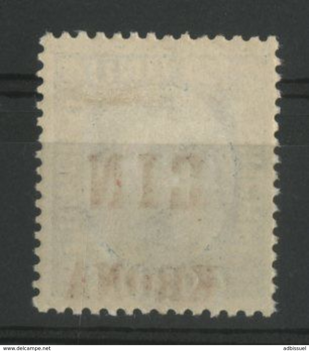 ISLANDE ICELAND COTE 125 € N° 120 Neuf * (MH) Timbre De 1922 Surchargé En Carmin - Ungebraucht