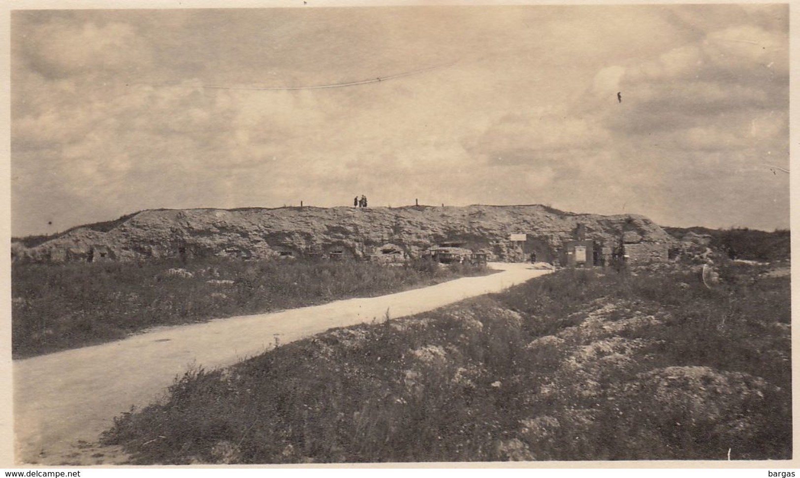 1920 Photo Format Carte Postale Fort De Vaux Verdun Meuse - Orte